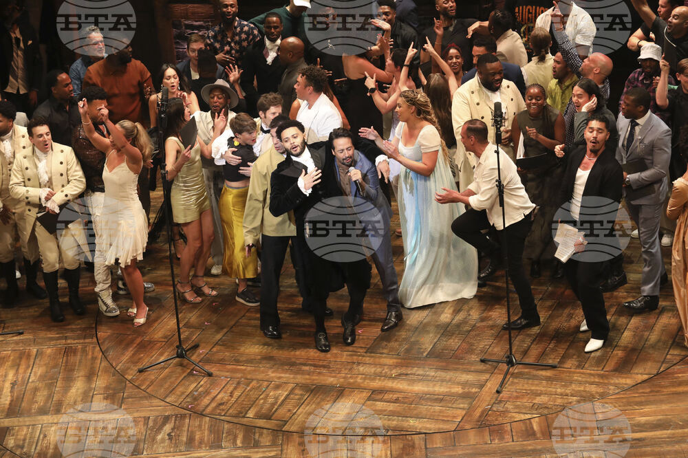 "Hamilton" 10th Anniversary Broadway Curtain Call