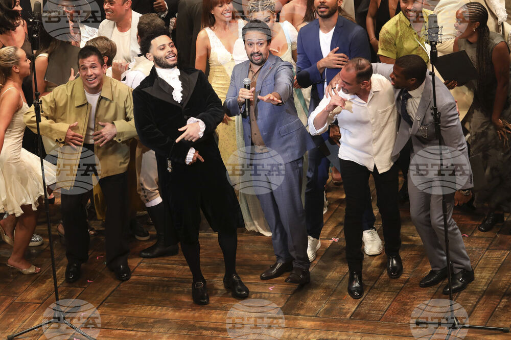 "Hamilton" 10th Anniversary Broadway Curtain Call