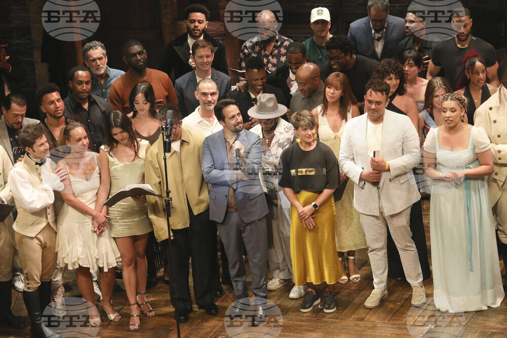 "Hamilton" 10th Anniversary Broadway Curtain Call