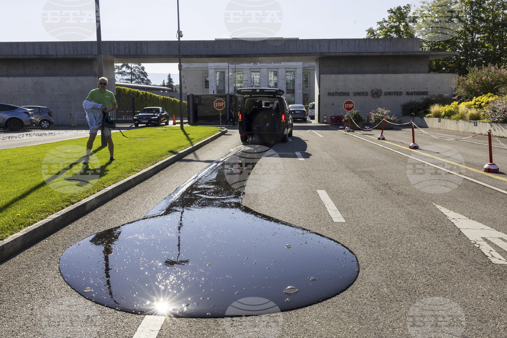 Switzerland Plastics Treaty Protest