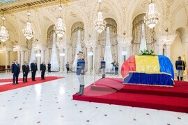 Румъния - Букурещ - Йон Илиеску - ден на национален траур