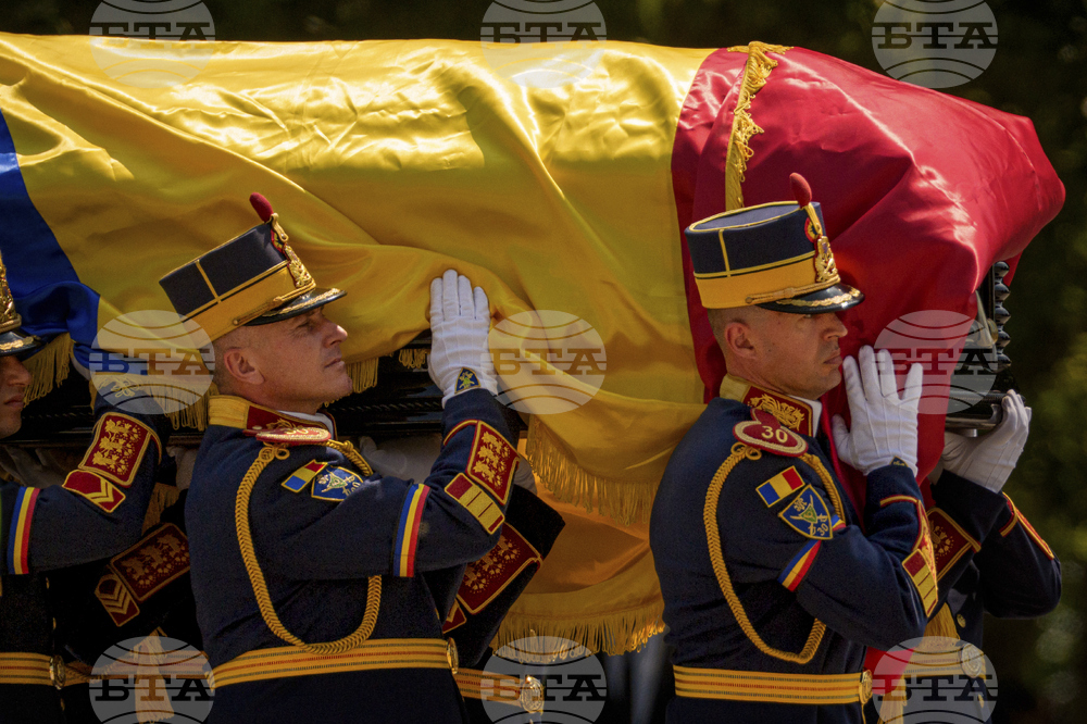 Romania Iliescu Funeral