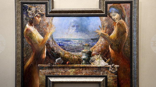 „Легенди за любовта“ разказва Васил Петров в изложбата си във варненската галерия „Арт Маркони“