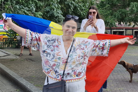 Румъния - протест - указ за обявяване на национален траур в памет на Йон Илиеску