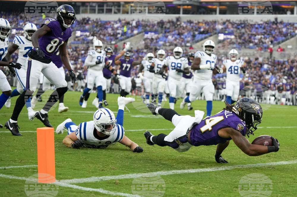 APTOPIX Colts Ravens Football