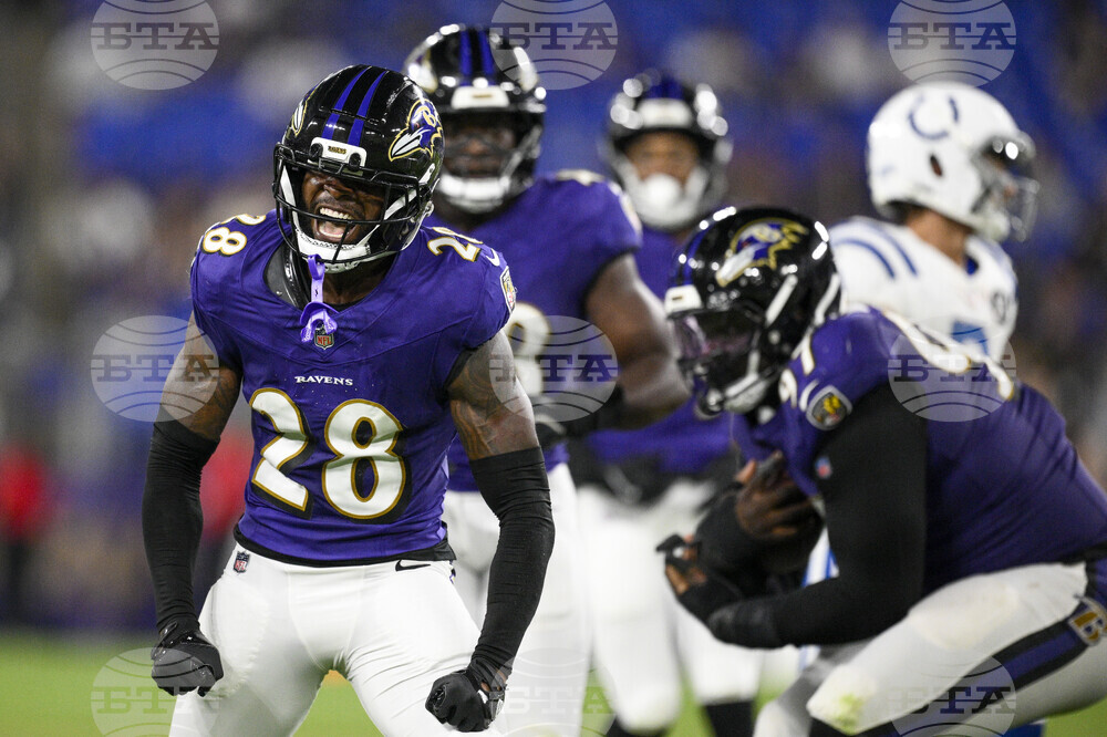 APTOPIX Colts Ravens Football