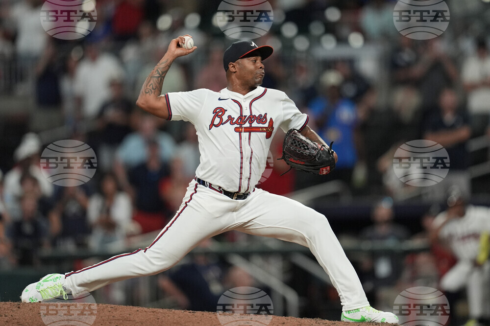 Marlins Braves Baseball