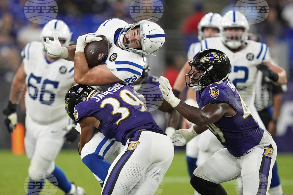 APTOPIX Colts Ravens Football