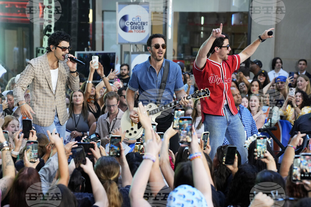 2025 The Jonas Brothers Perform on NBC's Today Show