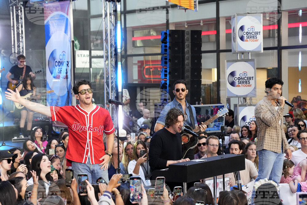 2025 The Jonas Brothers Perform on NBC's Today Show