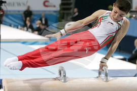 Дейвид Хъдълстоун - състезател по спортна гимнастика