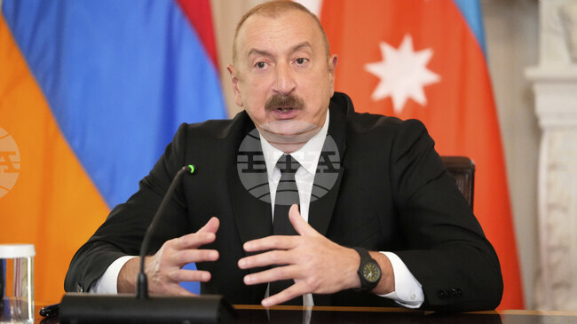 Президентът на Азербайджан Илхам Алиев осъди руските удари по азербайджански петролни и газови съоръжения в Украйна 