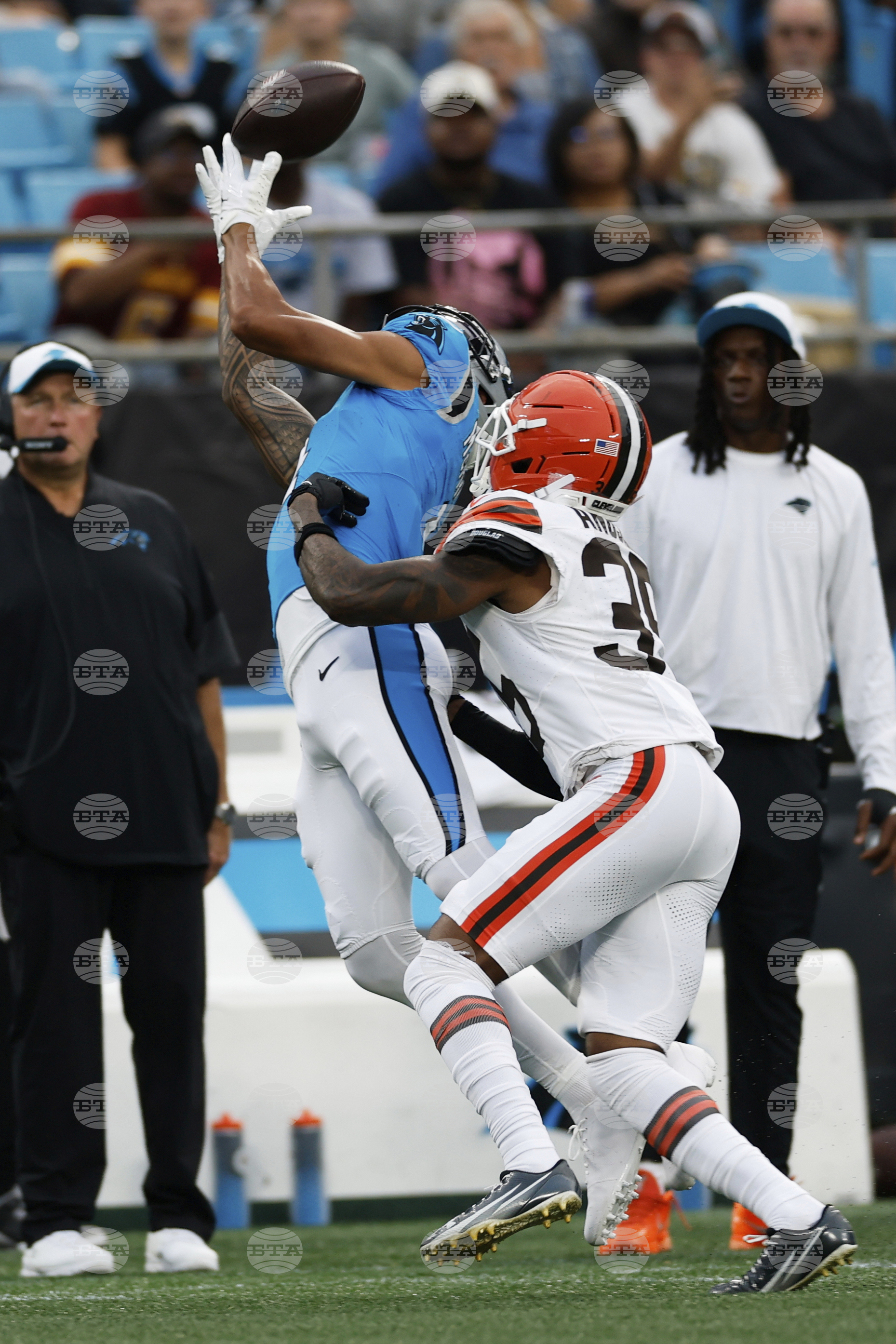 Browns Panthers Football