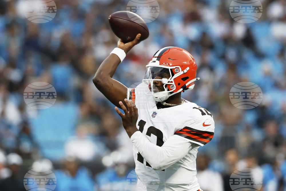 APTOPIX Browns Panthers Football