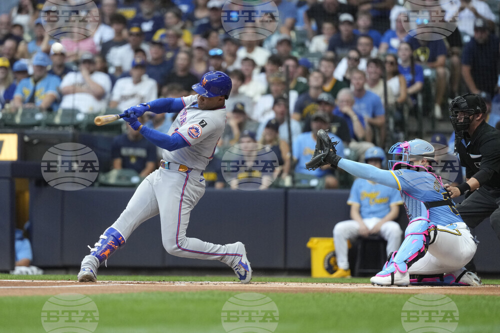 Mets Brewers Baseball