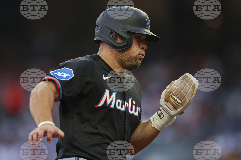 Marlins Braves Baseball