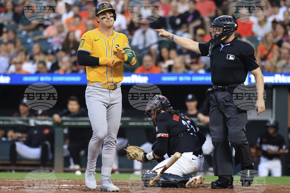Athletics Orioles Baseball
