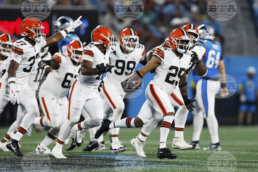 Browns Panthers Football