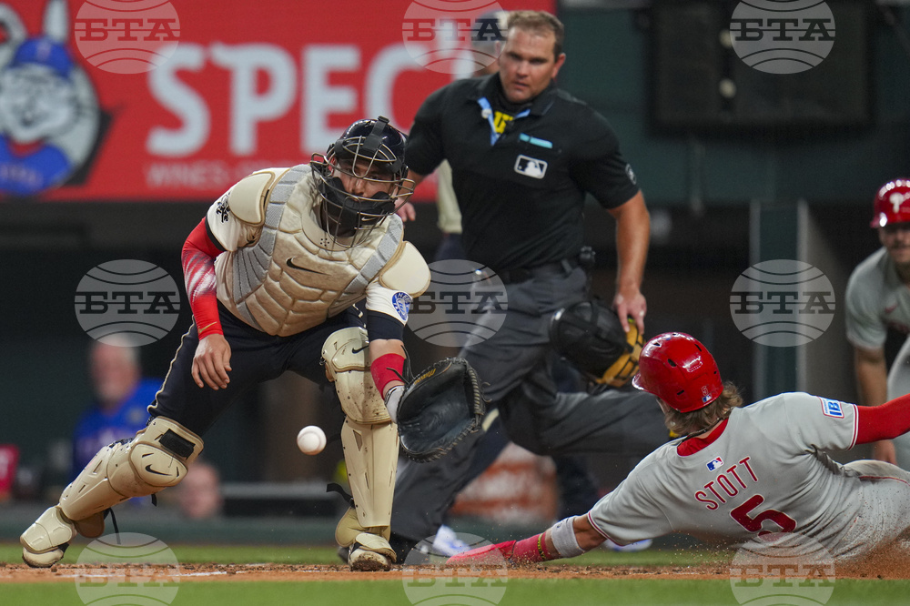 Phillies Rangers Baseball