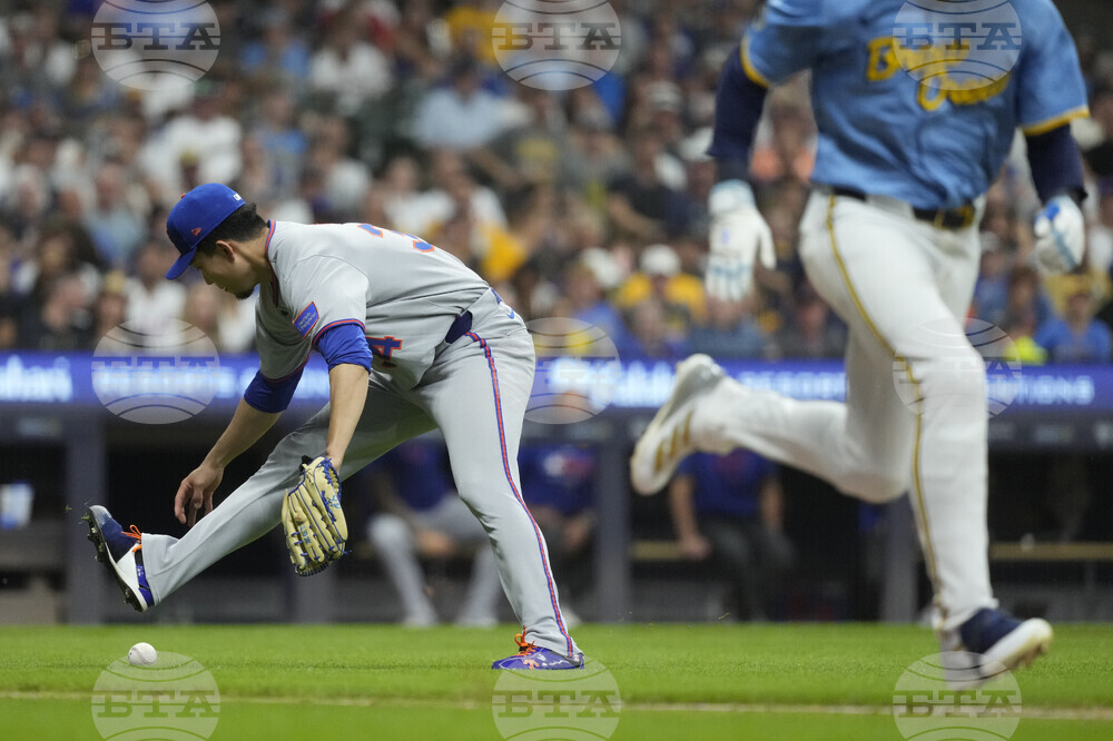 Mets Brewers Baseball