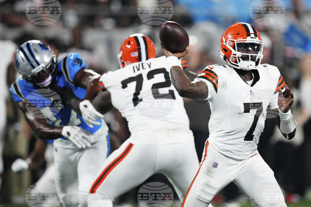 Browns Panthers Football