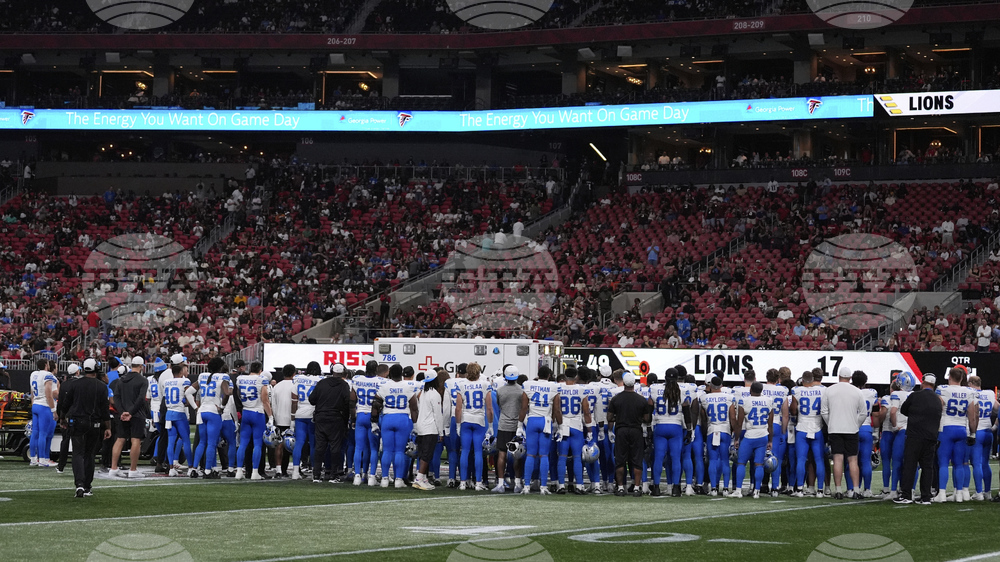 APTOPIX Lions Falcons Football