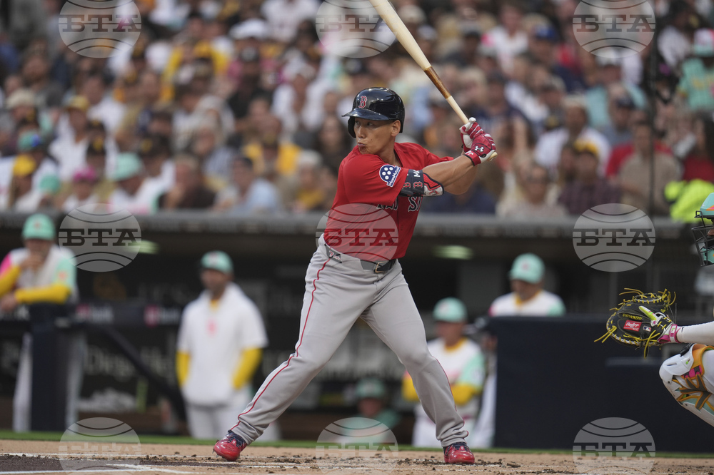 Red Sox Padres Baseball