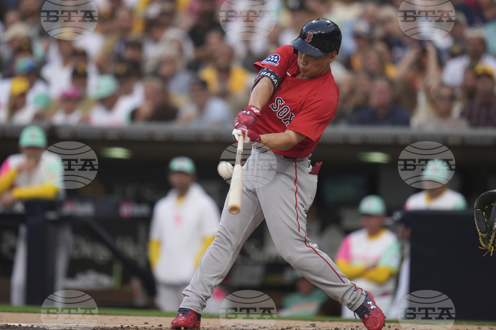 Red Sox Padres Baseball