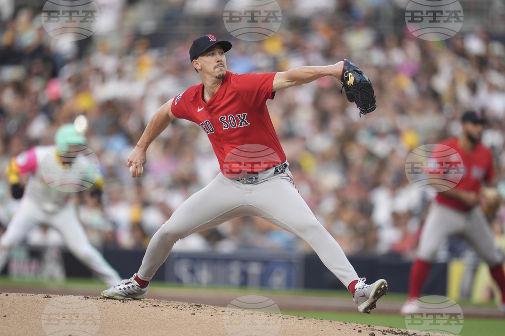 Red Sox Padres Baseball