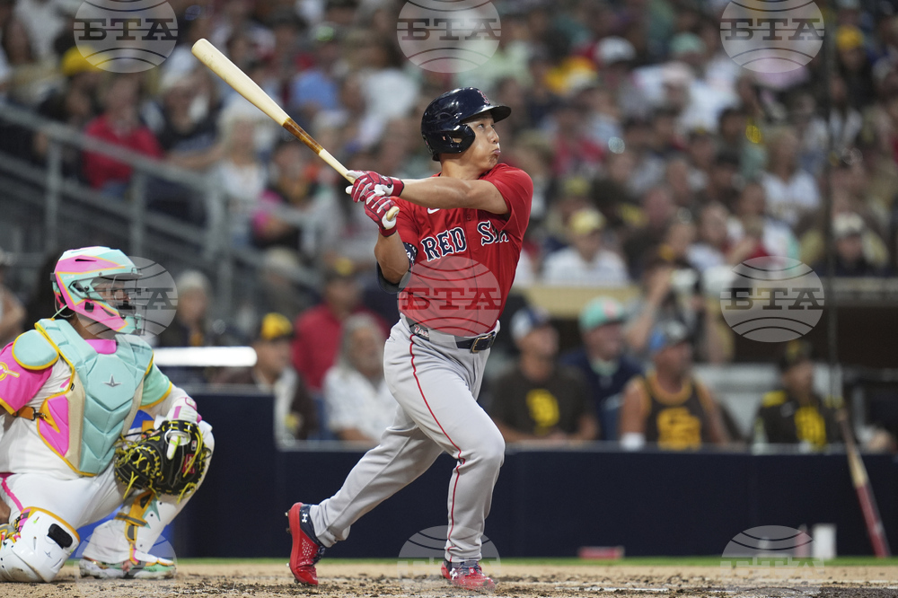 Red Sox Padres Baseball