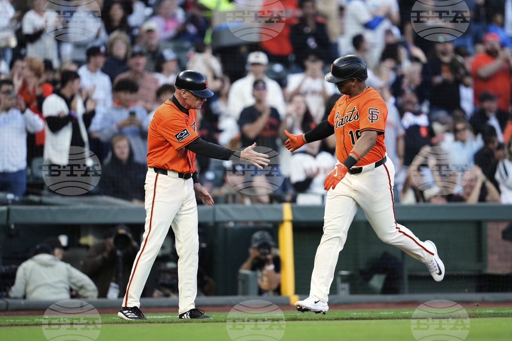 Nationals Giants Baseball