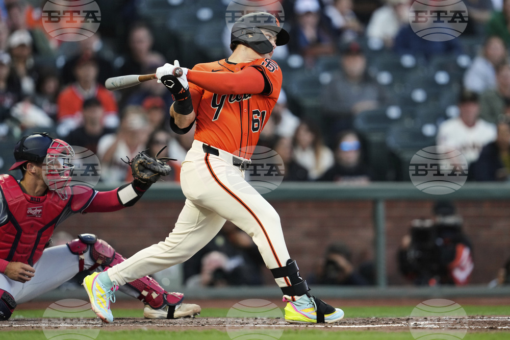 Nationals Giants Baseball