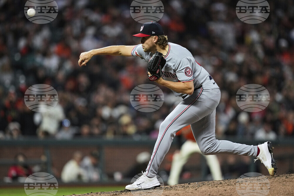 Nationals Giants Baseball
