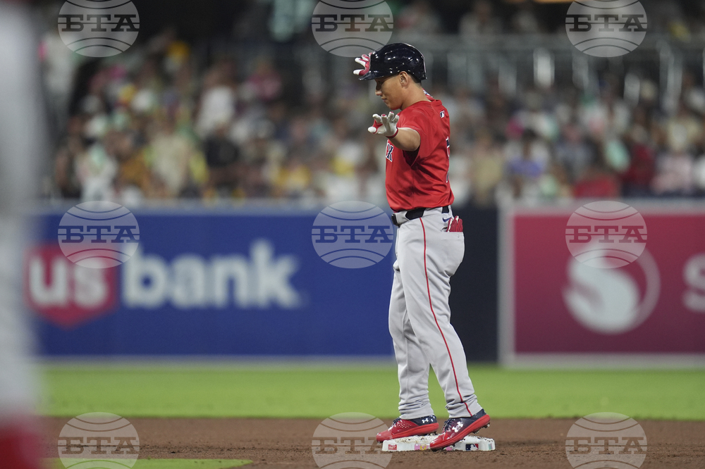 Red Sox Padres Baseball