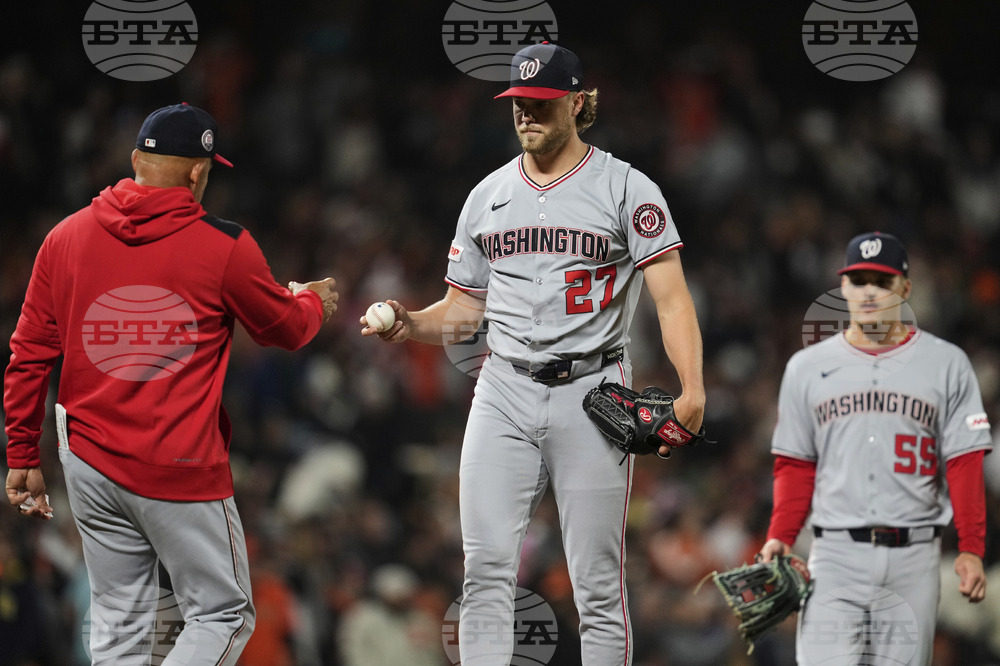 Nationals Giants Baseball