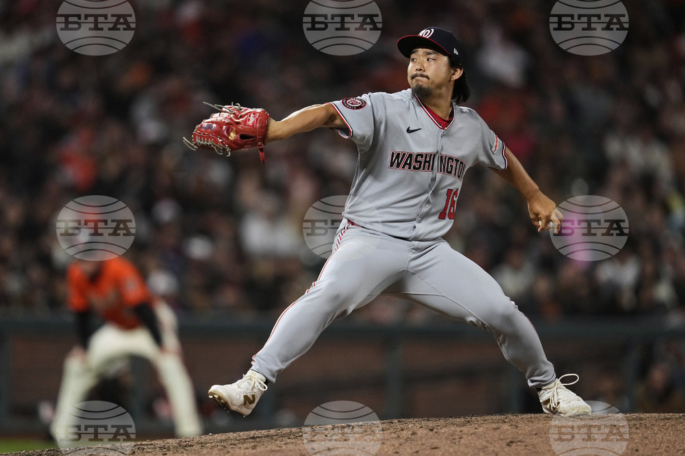 Nationals Giants Baseball