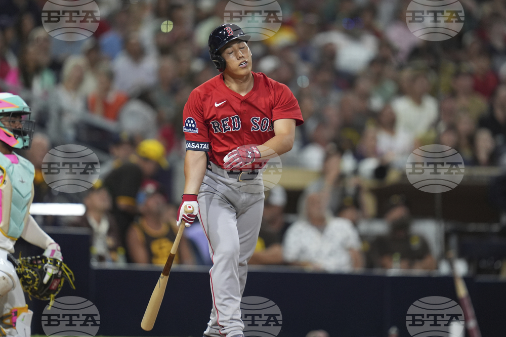 Red Sox Padres Baseball