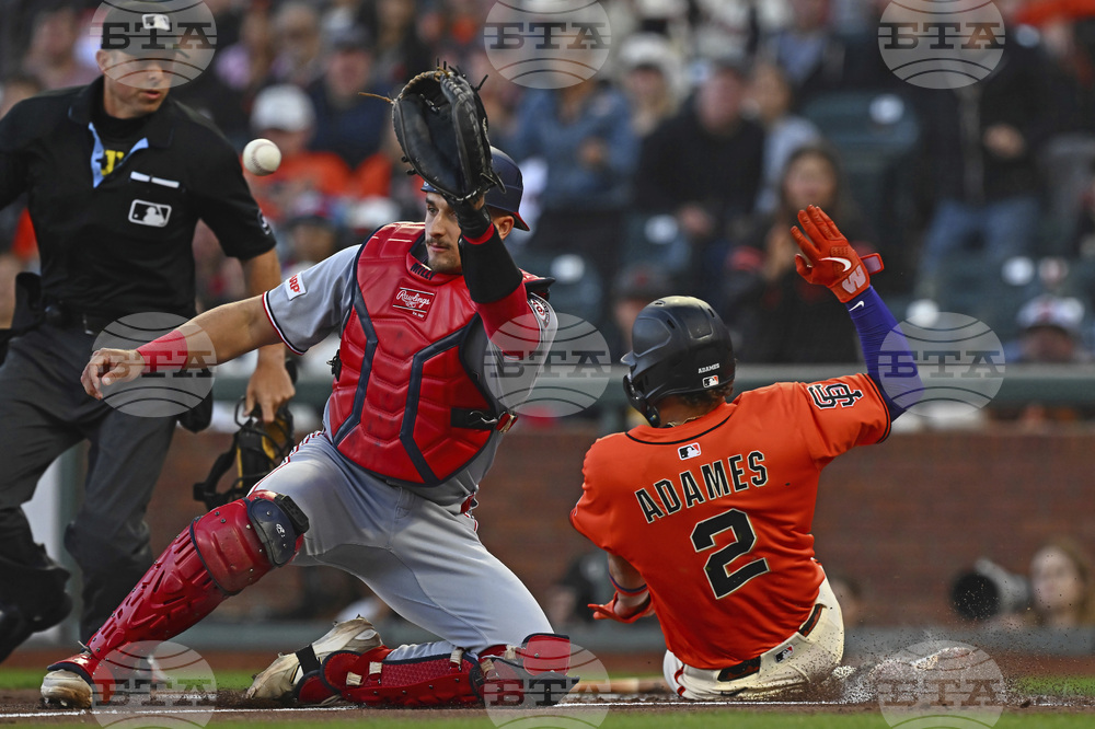 Nationals Giants Baseball