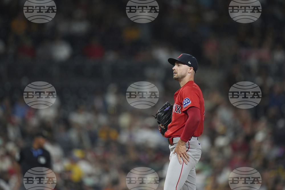 Red Sox Padres Baseball