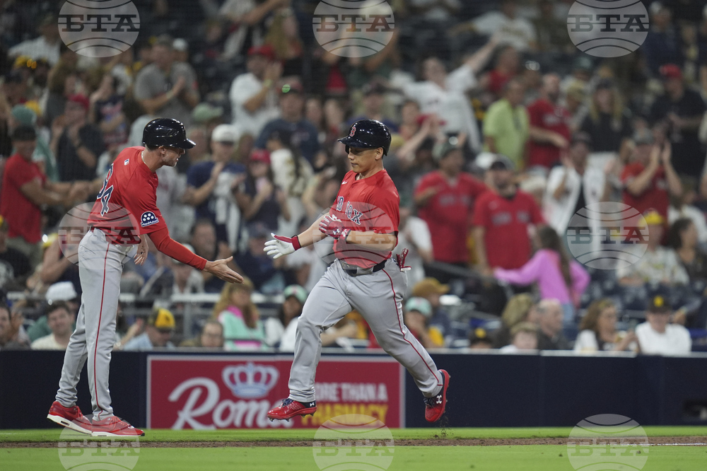 Red Sox Padres Baseball