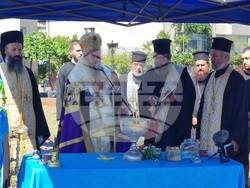 Село Кирково - църква - първа копка