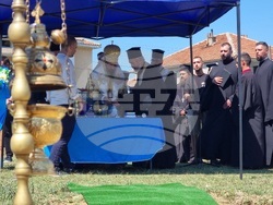 Село Кирково - църква - първа копка