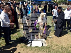 Село Кирково - църква - първа копка