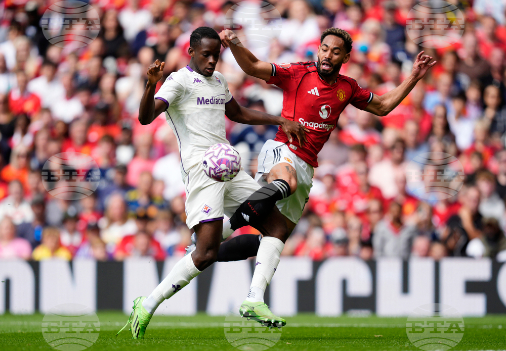 Britain Soccer Manchester United Fiorentina
