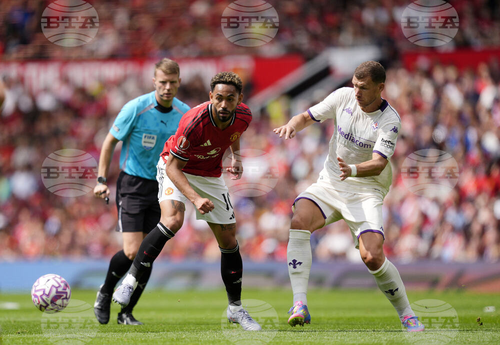 Britain Soccer Manchester United Fiorentina