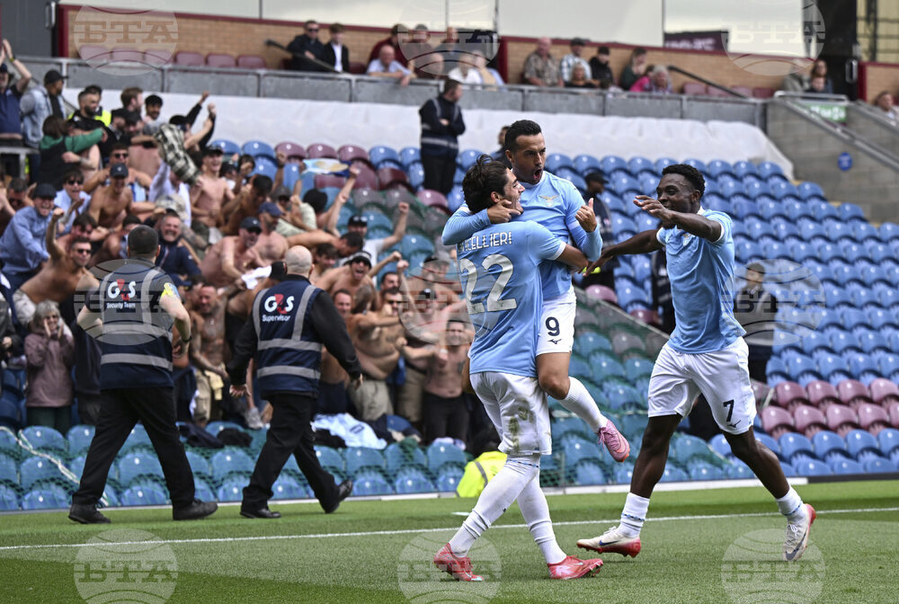 Britain Soccer Burnley Lazio