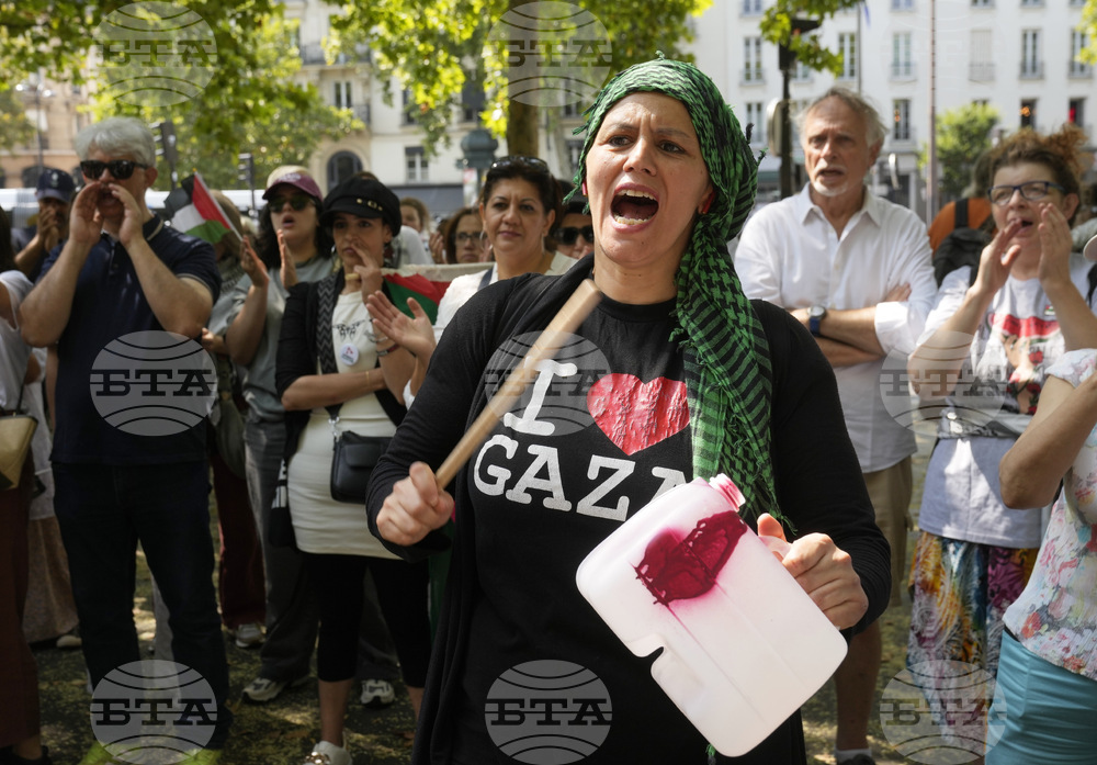 France Israel Palestinian Protest