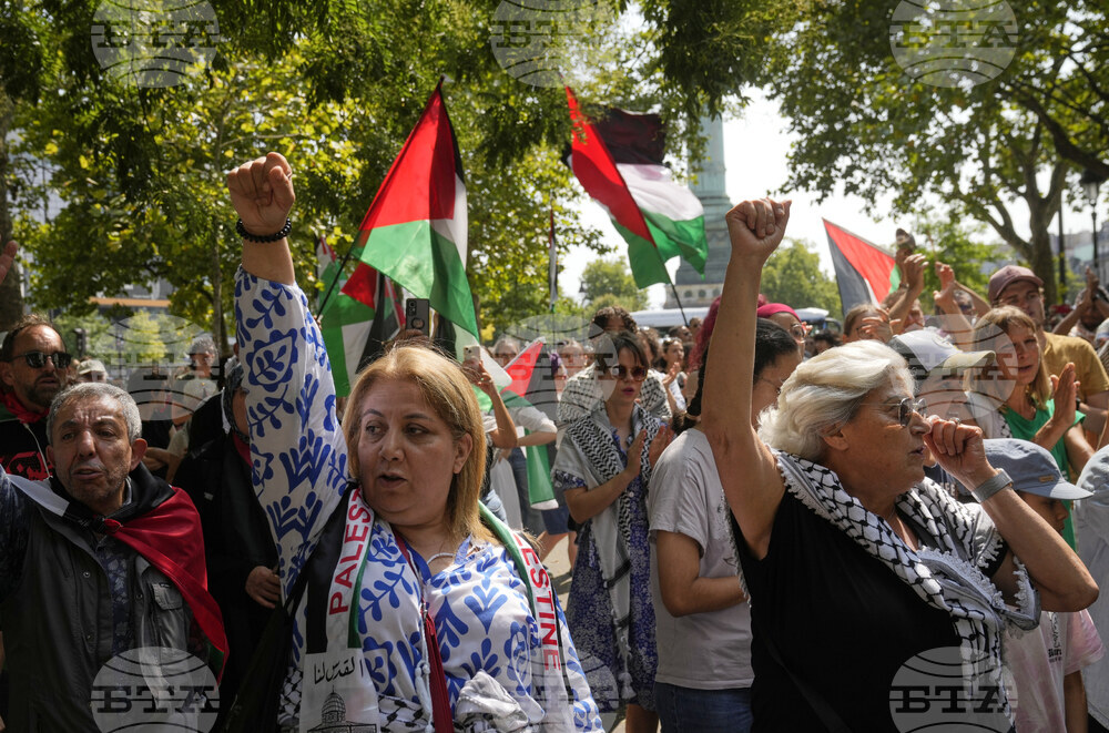 France Israel Palestinian Protest