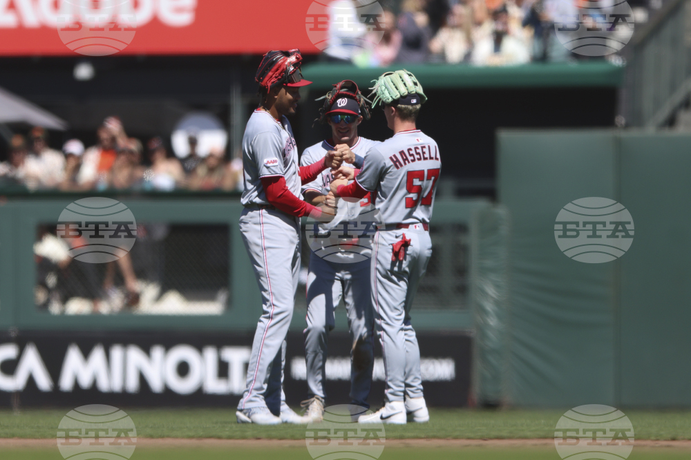Nationals Giants Baseball