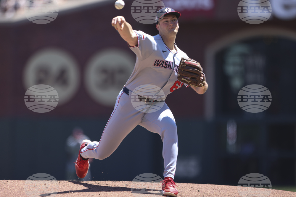 Nationals Giants Baseball